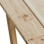 HomeRoots 37  Natural Solid Wood Outdoor Coffee Table