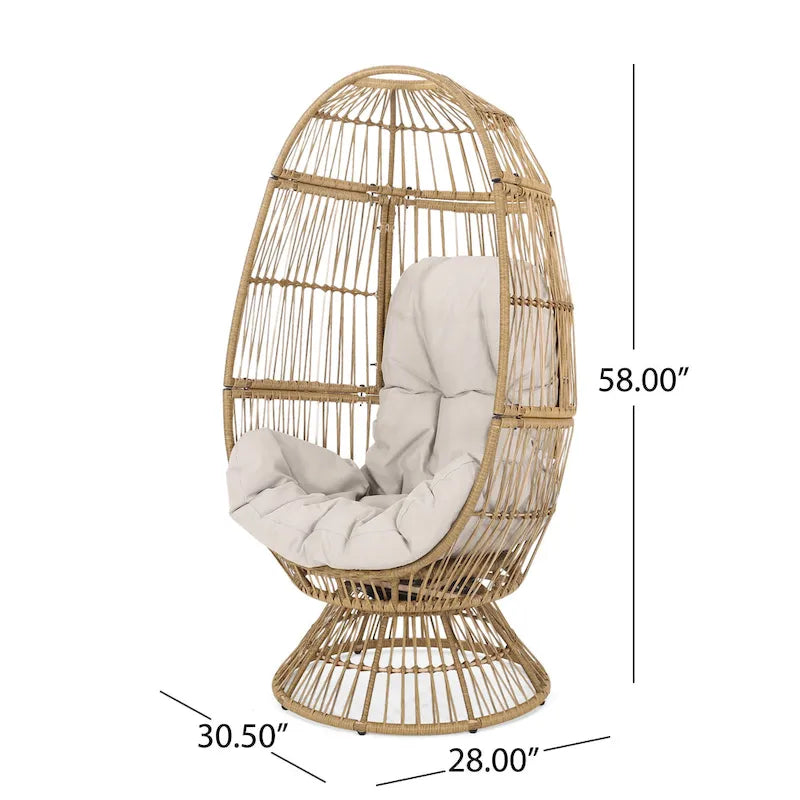 Swivel Patio Egg Chair