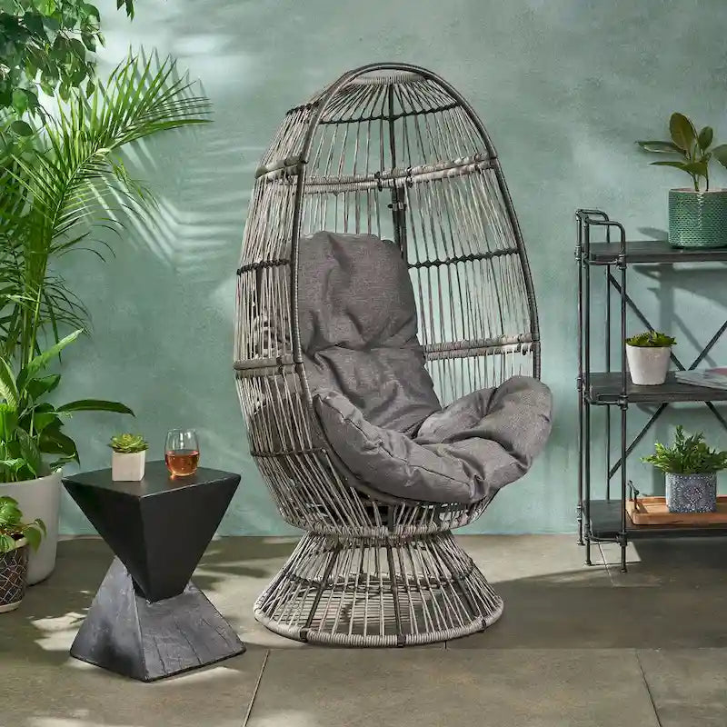 Swivel Patio Egg Chair