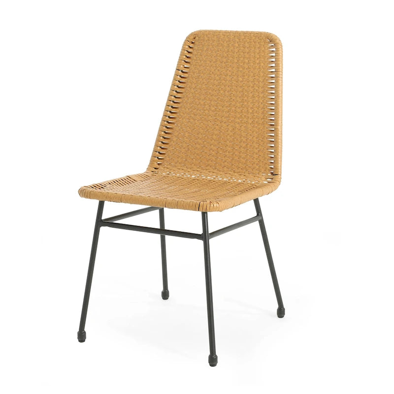 Madison Outdoor Rattan Dining Chair (Set of 2) by Christopher Knight Home