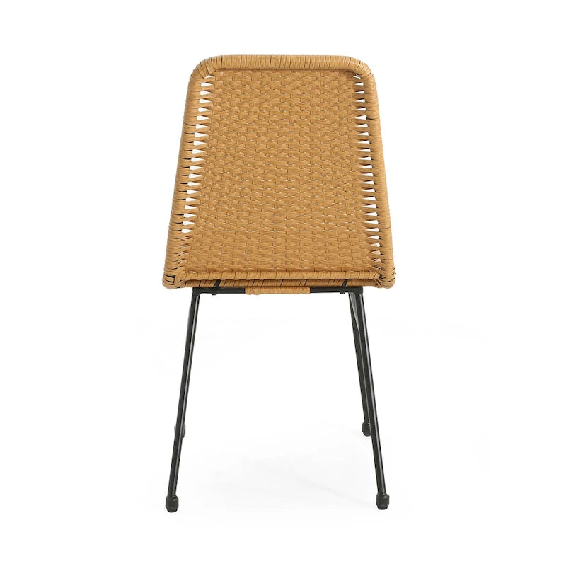 Madison Outdoor Rattan Dining Chair (Set of 2) by Christopher Knight Home
