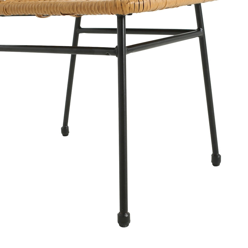 Madison Outdoor Rattan Dining Chair (Set of 2) by Christopher Knight Home