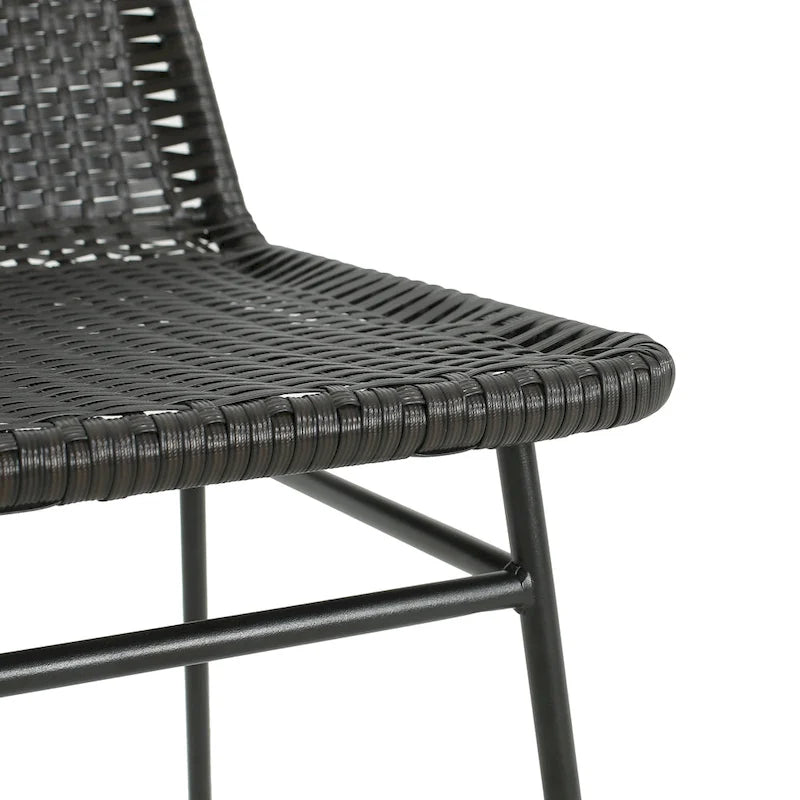 Madison Outdoor Rattan Dining Chair (Set of 2) by Christopher Knight Home