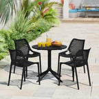 Frond and Form 4-Person Outdoor Round Dining Set