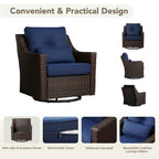 Murphy 8-Piece Outdoor Wicker Patio Furniture Conversation Sofa Sets