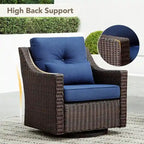 Murphy 8-Piece Outdoor Wicker Patio Furniture Conversation Sofa Sets