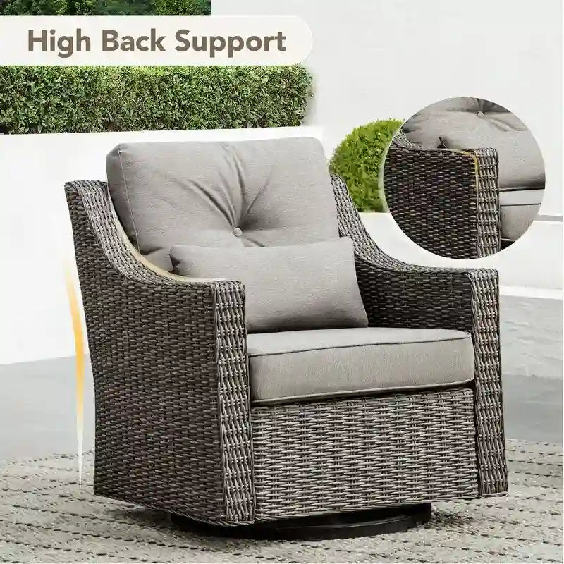Murphy 8-Piece Outdoor Wicker Patio Furniture Conversation Sofa Sets