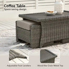 Murphy 8-Piece Outdoor Wicker Patio Furniture Conversation Sofa Sets