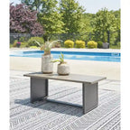 Signature Design by Ashley Bree Zee Gray 8-Piece Outdoor Sectional - 152  W x 152  D x 35  H