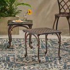 outdoor CAST END TABLE,SET OF 2 PCS