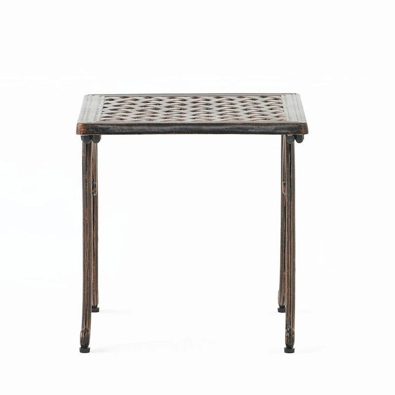 outdoor CAST END TABLE,SET OF 2 PCS