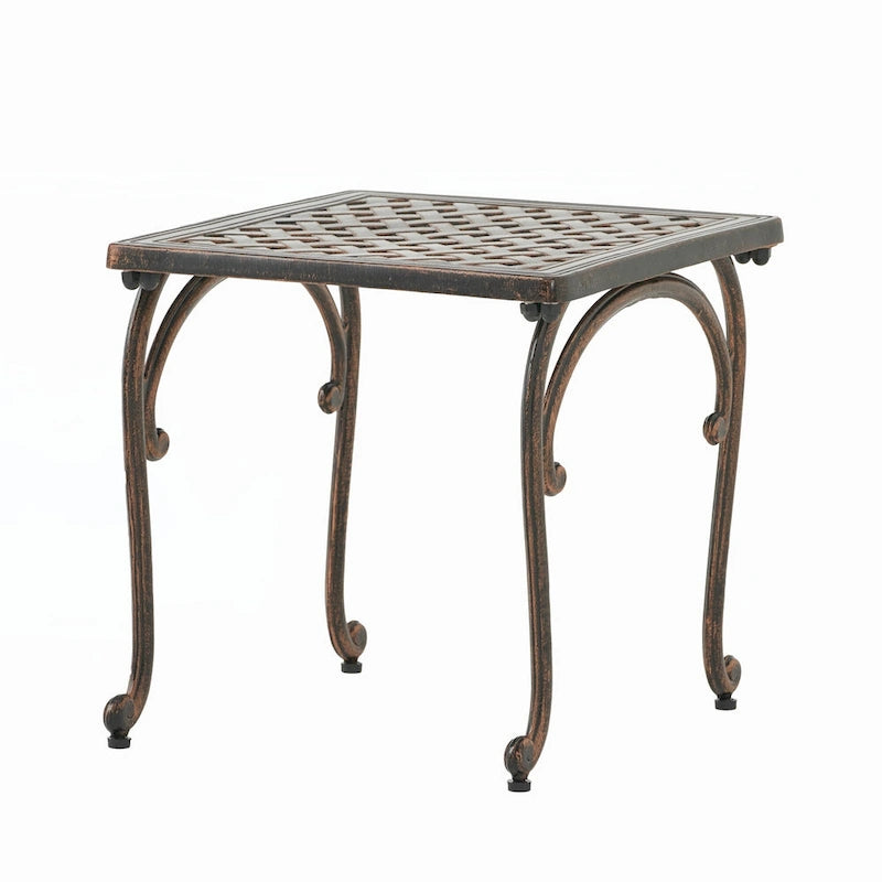 outdoor CAST END TABLE,SET OF 2 PCS