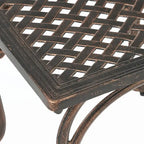 outdoor CAST END TABLE,SET OF 2 PCS