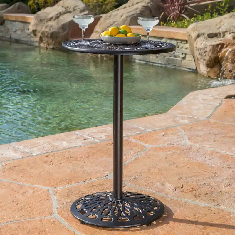 Outdoor CAST BAR TABLE