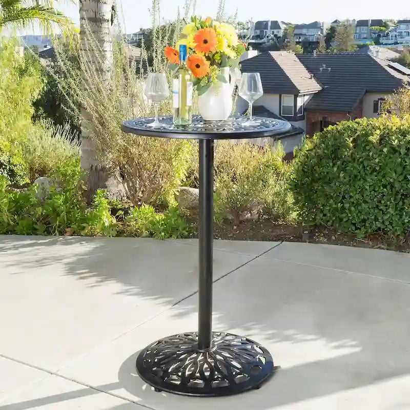 Outdoor CAST BAR TABLE