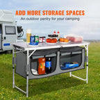 Camping Kitchen Table for Outdoor Picnics, BBQs, Camping, RV Traveling - 2.8 inches