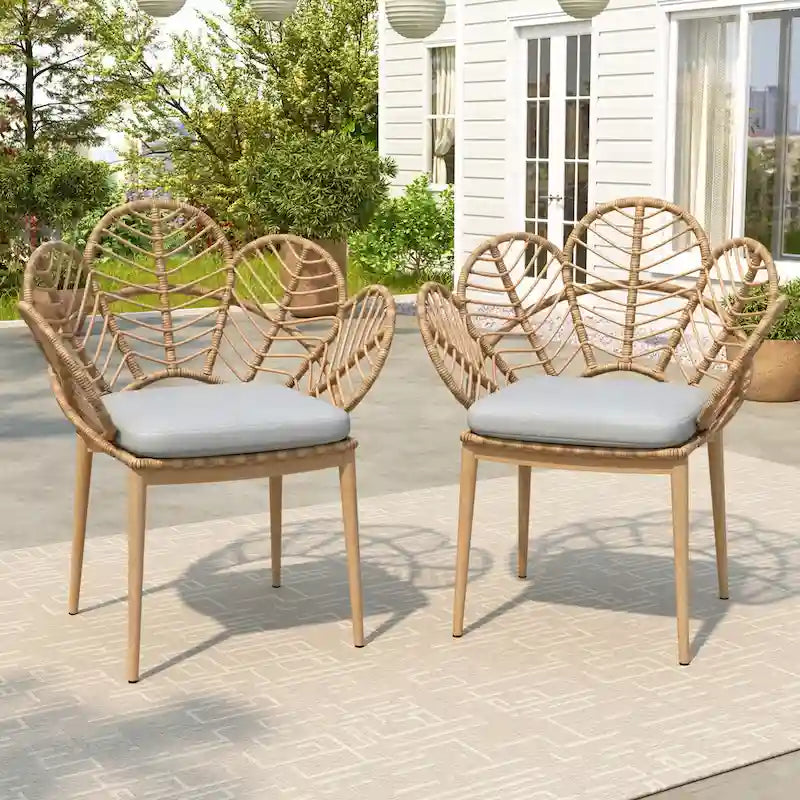 Christopher Knight Home- Sophia Outdoor Fabric Dining Chair (Set of 2)
