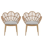Christopher Knight Home- Sophia Outdoor Fabric Dining Chair (Set of 2)