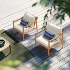 Outdoor Single Solid Wooden Chair