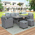 6-Piece Outdoor Rattan Wicker Set