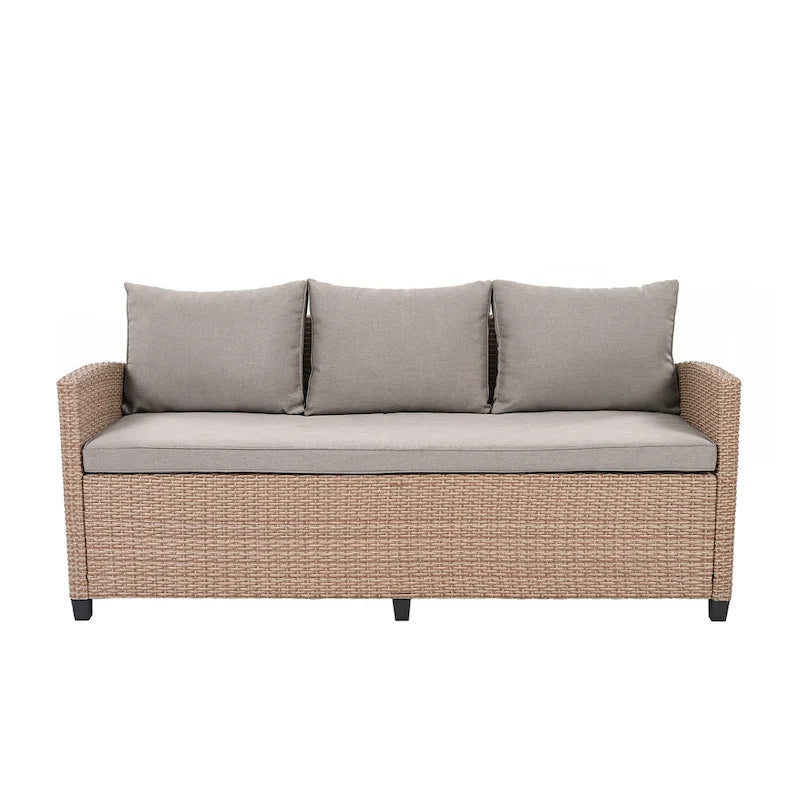 6-Piece Outdoor Rattan Wicker Set