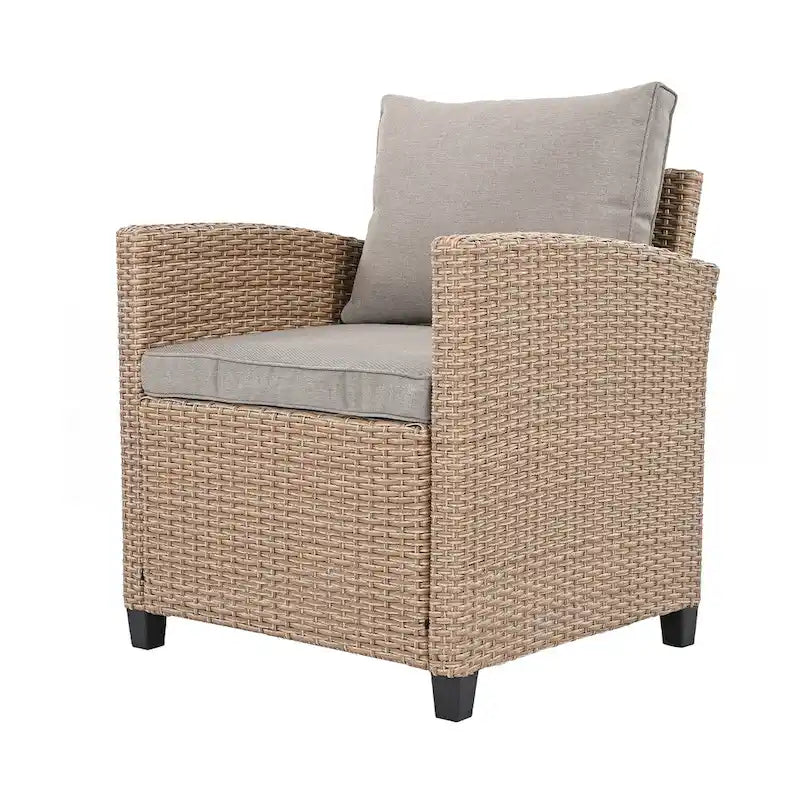 6-Piece Outdoor Rattan Wicker Set