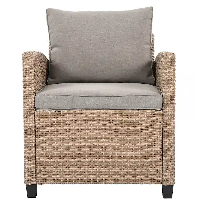 6-Piece Outdoor Rattan Wicker Set