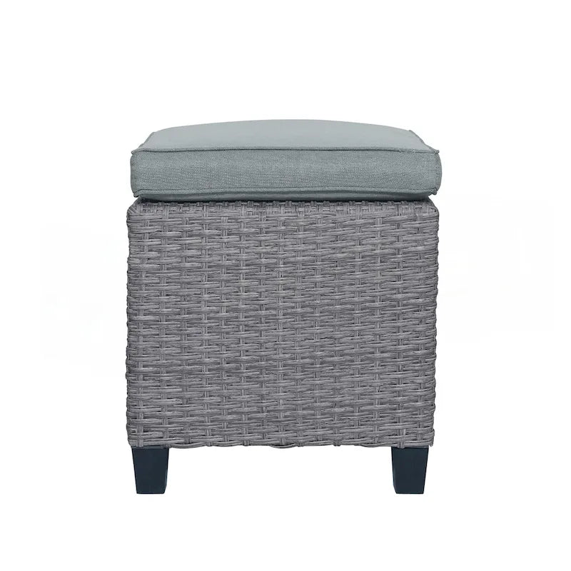 6-Piece Outdoor Rattan Wicker Set