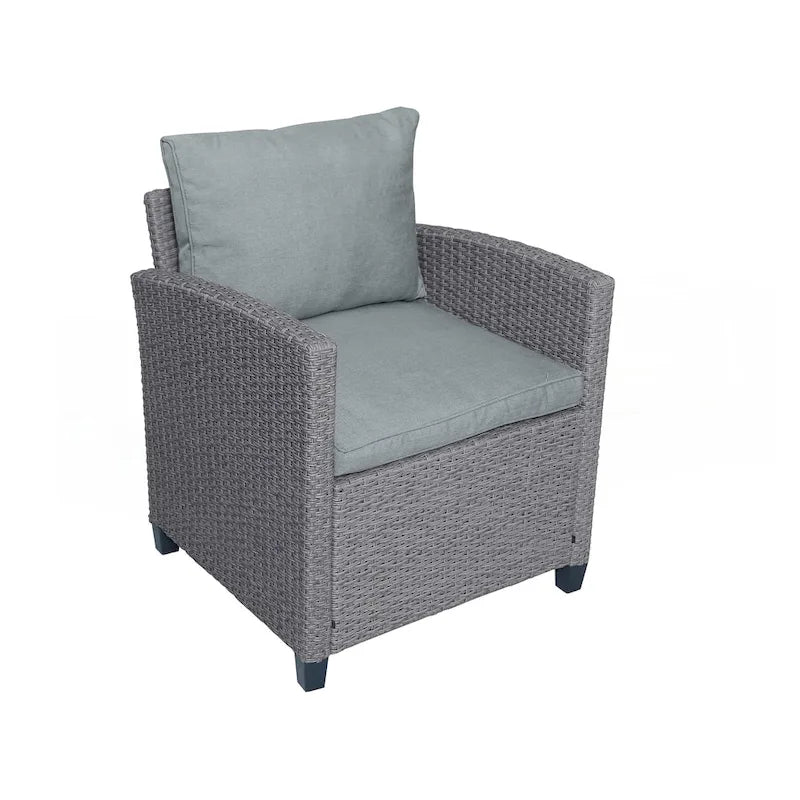 6-Piece Outdoor Rattan Wicker Set