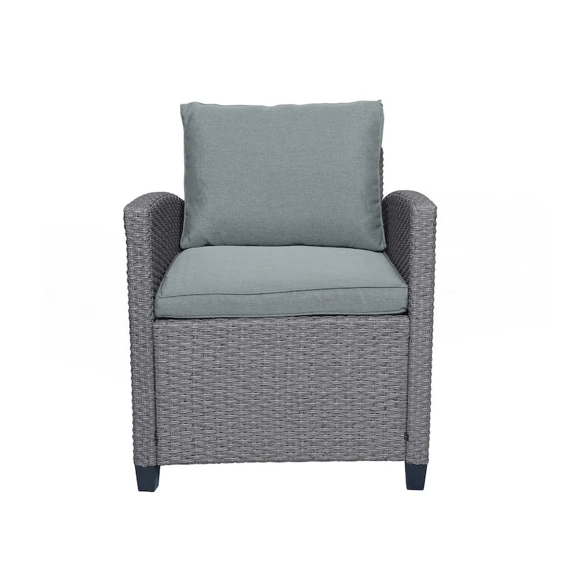6-Piece Outdoor Rattan Wicker Set