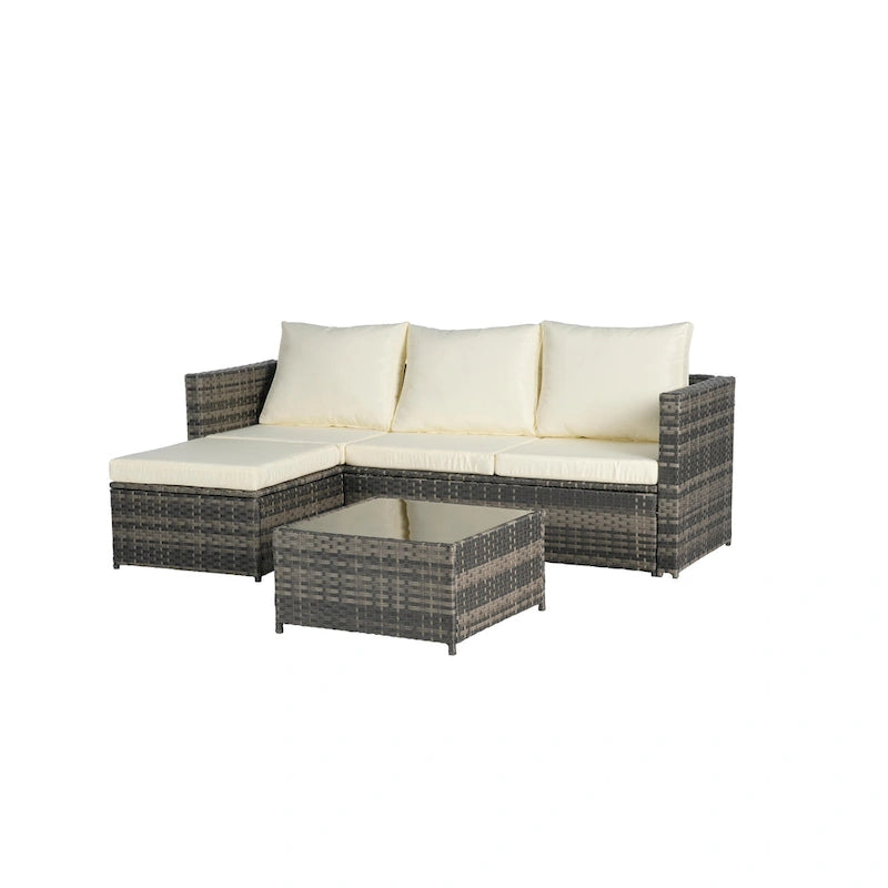3 Pieces Patio Furniture Set