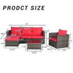 3 Pieces Patio Furniture Set