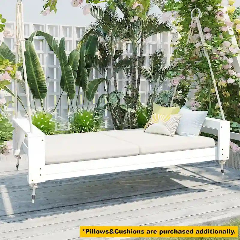 Twin Size Porch Swing Bed Seating Group
