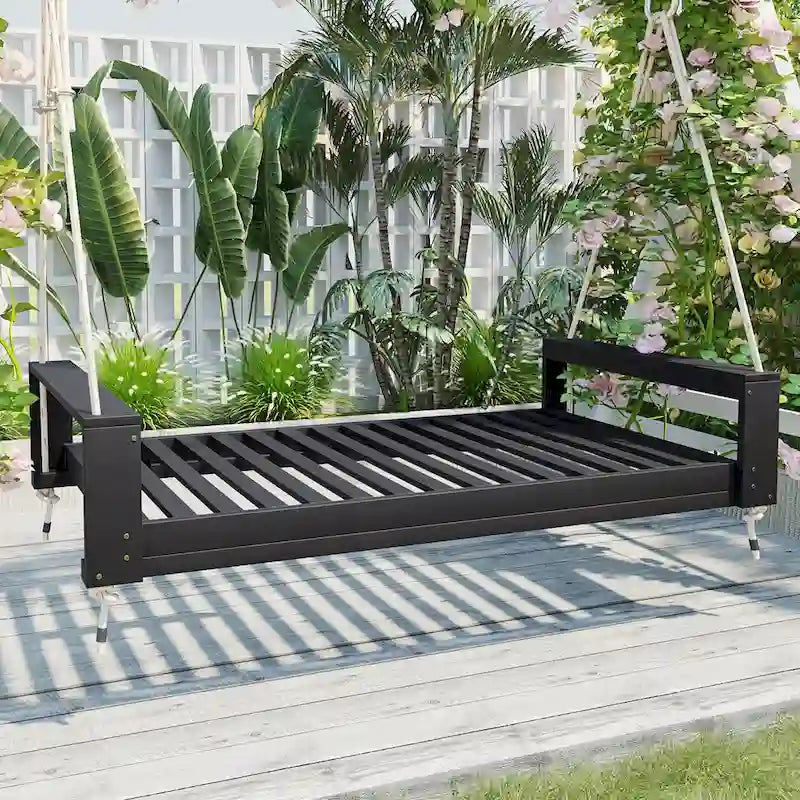 Twin Size Porch Swing Bed Seating Group