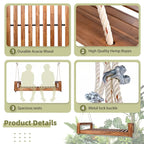 Twin Size Porch Swing Bed Seating Group