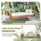 Twin Size Porch Swing Bed Seating Group