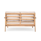 Outdoor 2-piece Acacia Wood and Rope Patio Chat Set