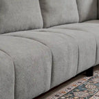 102.56  W Reversible Sectional Sofa with Corner Seat & Extended Bench