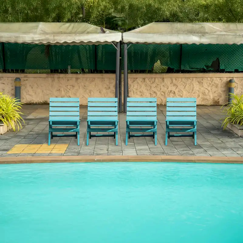 Versailles Fully Assembed All-Weather HDPE Outdoor Folding Patio Chair