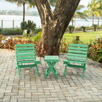 Versailles Fully Assembed All-Weather HDPE Outdoor Folding Patio Chair