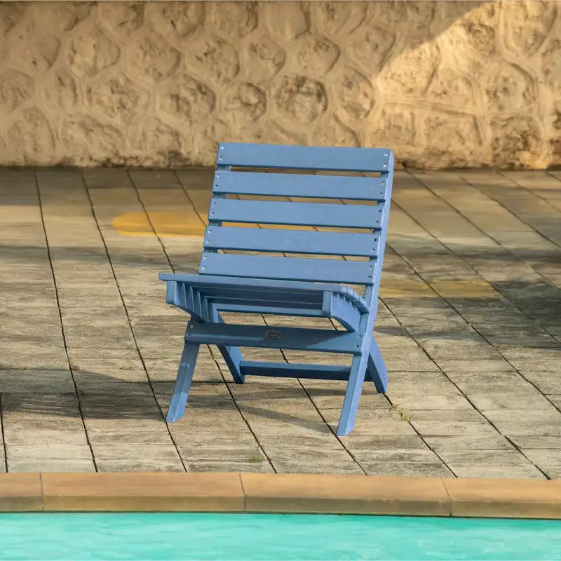 Versailles Fully Assembed All-Weather HDPE Outdoor Folding Patio Chair