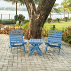 Versailles Fully Assembed All-Weather HDPE Outdoor Folding Patio Chair