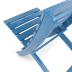 Versailles Fully Assembed All-Weather HDPE Outdoor Folding Patio Chair