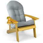 Costway Adirondack Chair HIPS Adirondack Chair with Cup Holder & - See Details