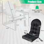 Costway Adirondack Chair HIPS Adirondack Chair with Cup Holder & - See Details