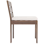 7-Piece Outdoor Patio Acacia Wood Dining Set with Rectangular Table and 6 Cushioned Chairs