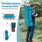 Costway Oversized 3 Person Camping Chair Portable Folding Camp Couch - See Details