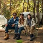 Costway Oversized 3 Person Camping Chair Portable Folding Camp Couch - See Details