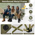 Costway Oversized 3 Person Camping Chair Portable Folding Camp Couch - See Details
