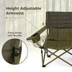 Costway Oversized 3 Person Camping Chair Portable Folding Camp Couch - See Details